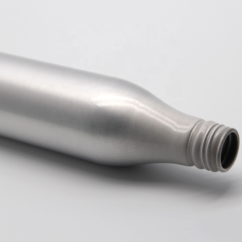 Wholesale eco friendly custom color aluminum packaging beverage juice bottle 500ml