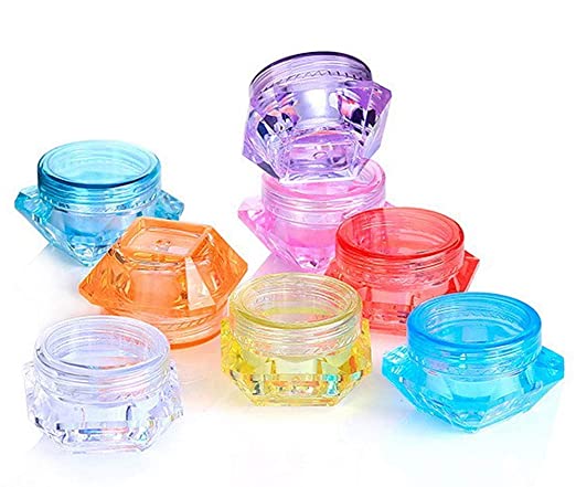 Wholesale eco friendly custom made 4oz plastic clear cosmetic jars