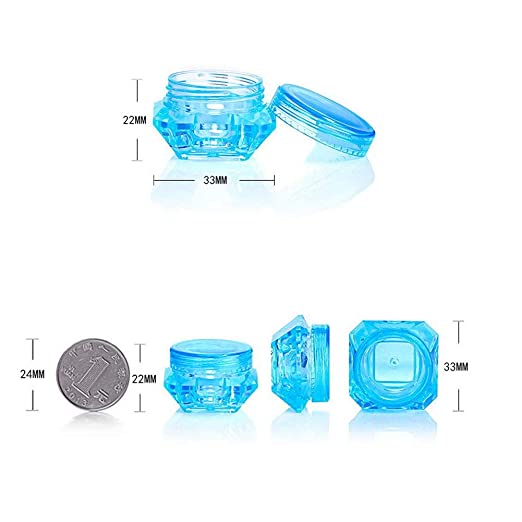Wholesale eco friendly custom made 4oz plastic clear cosmetic jars