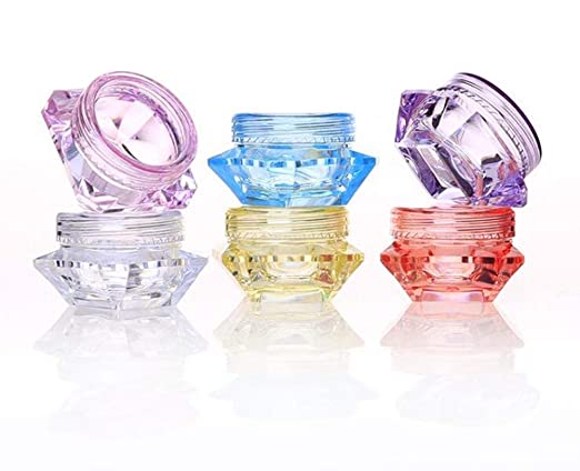 Wholesale eco friendly custom made 4oz plastic clear cosmetic jars