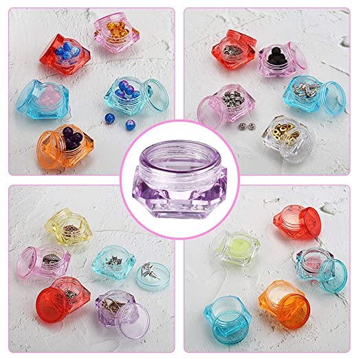Wholesale eco friendly custom made 4oz plastic clear cosmetic jars