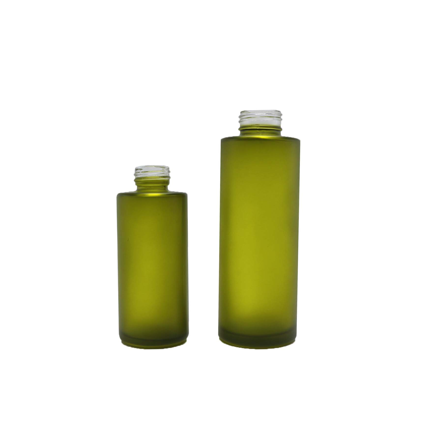 Wholesale eco friendly frosted amber glass bamboo spray bottle F-25Q