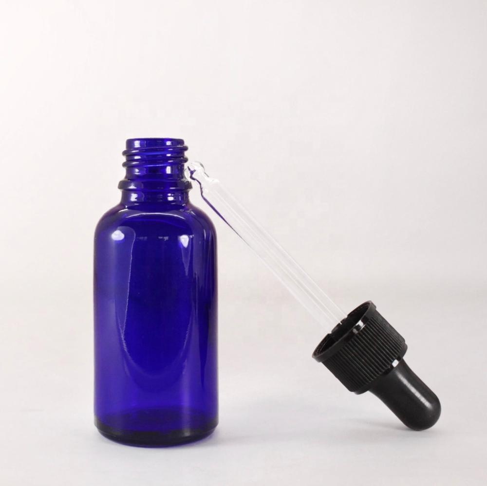 Wholesale empty 1/2 1 oz 2 oz 4 oz 8 oz 16 oz 32 oz 2 4 ounce brown amber clear colbalt blue boston round glass dropper bottles