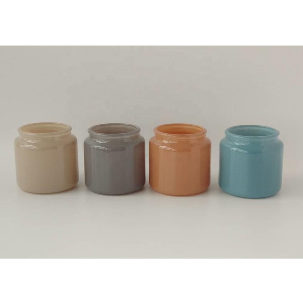 Wholesale empty 14 oz scented candle glass jars with lid luxury