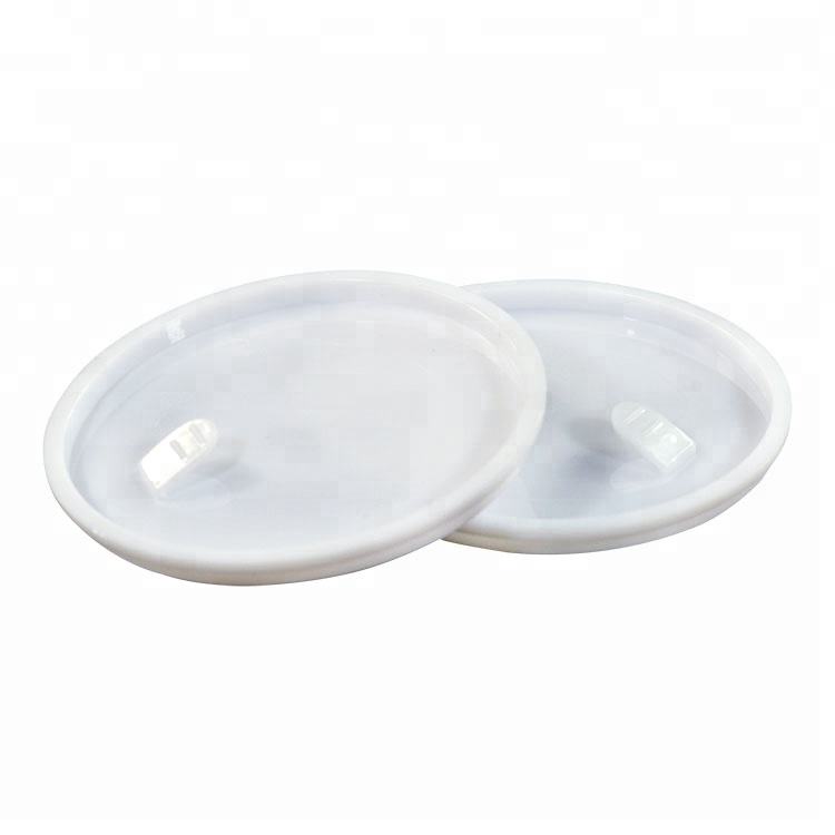 Wholesale empty 250ml 500ml Frosted clear PET plastic wide mouth cream jar with bamboo wooden lid