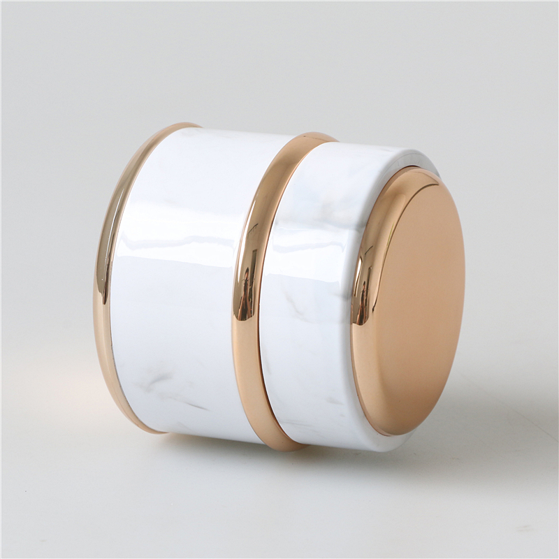 Wholesale empty 2oz 50g double wall plastic cosmetic packaging for cream