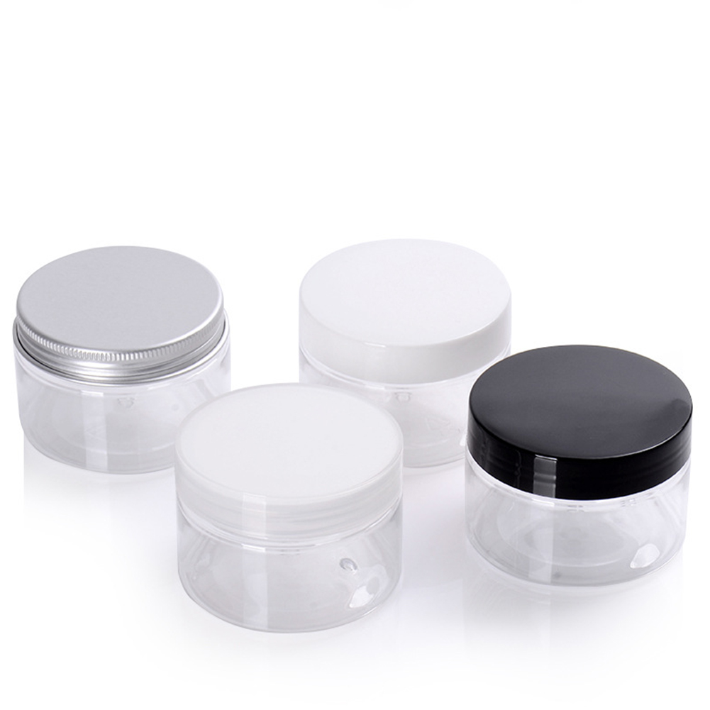 Wholesale empty 30g 40g, 50g 60g 80g 100g 120g 150g 200g 250g 500g food container clear PET plastic candy jar/