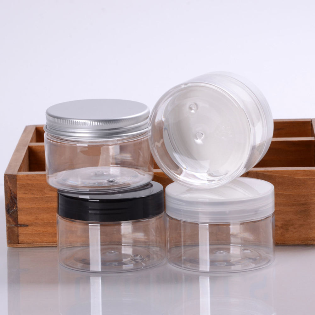 Wholesale empty 30g 40g, 50g 60g 80g 100g 120g 150g 200g 250g 500g food container clear PET plastic candy jar/
