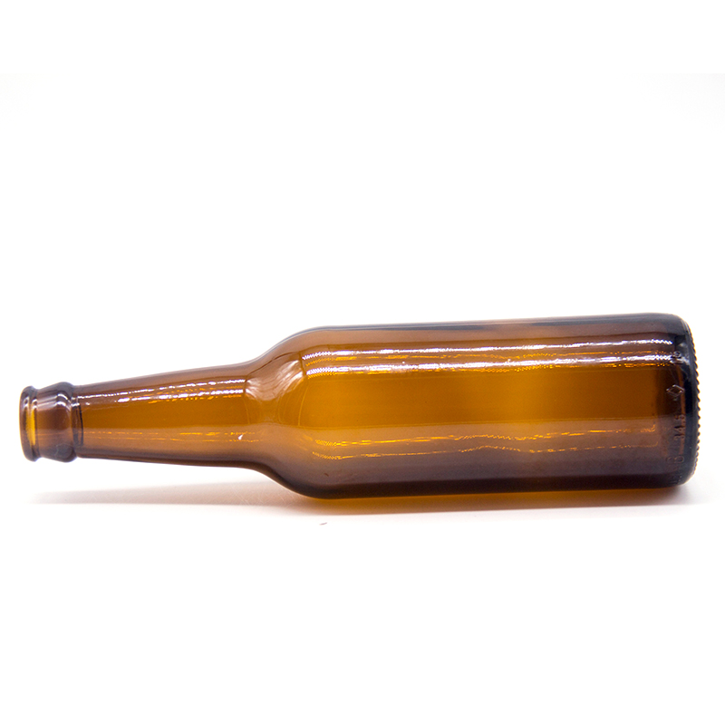 Wholesale empty 330ml 500ml 650ml twist off brown glass beer bottles