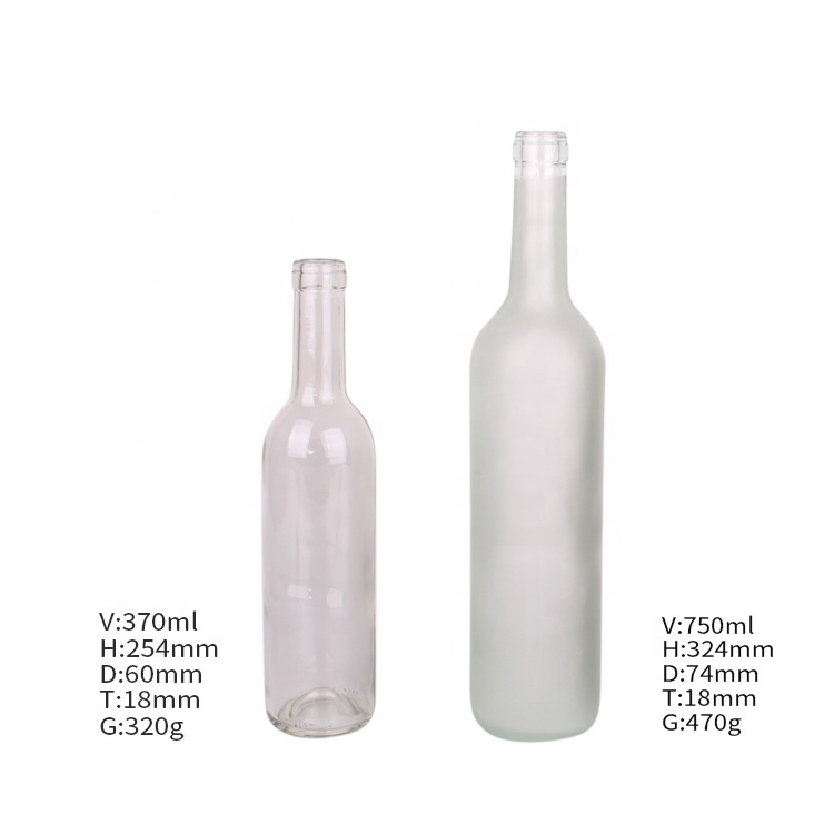 Wholesale empty 750ml amber round glass wine bottle for red wine Champagne with cork