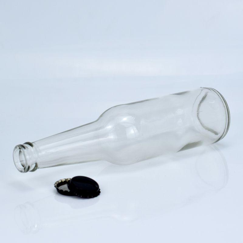 Wholesale empty cheap price 330ml clear juice and Sodas bottles