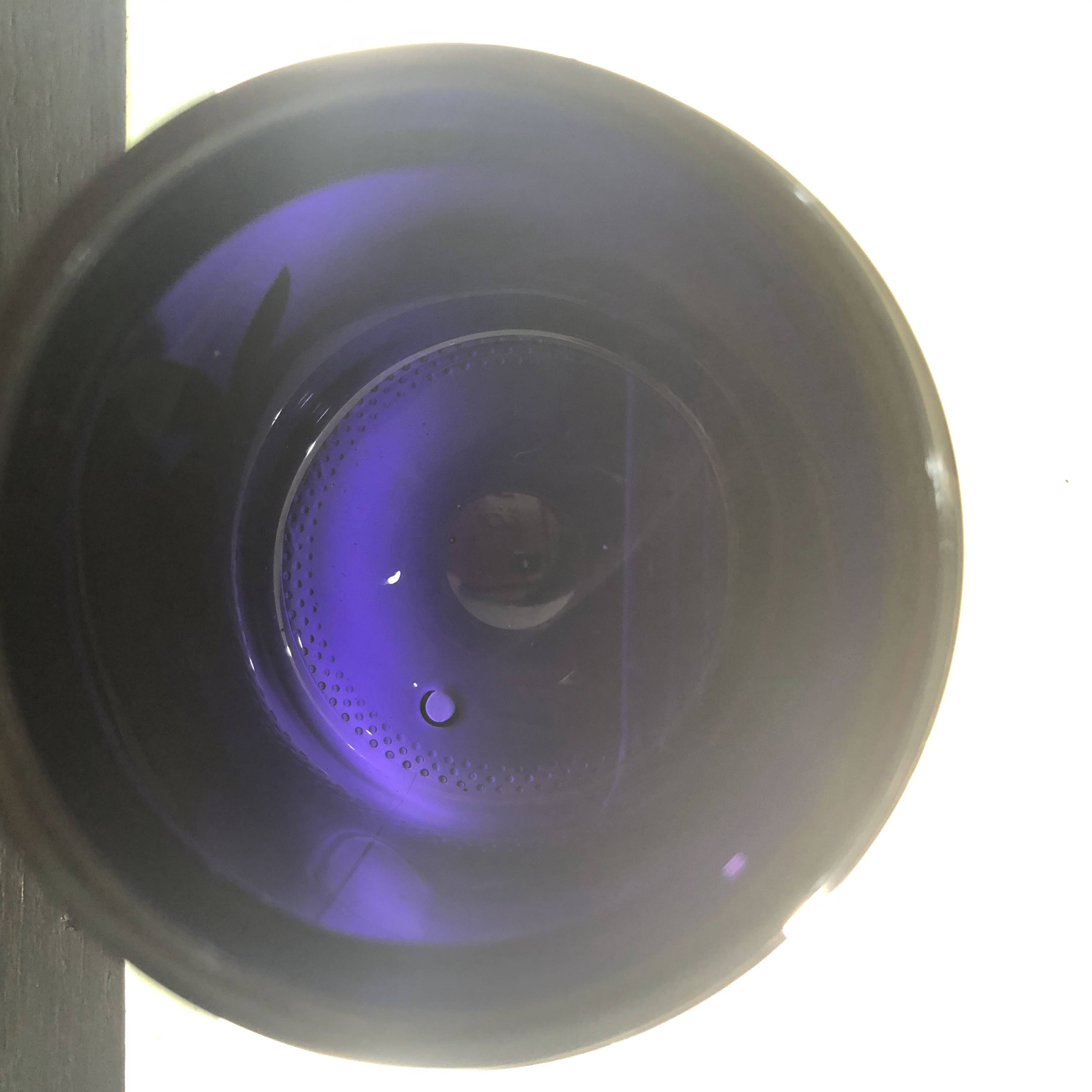 Wholesale empty dark violet glass jar 100ml Violet glass jar with screw top cap