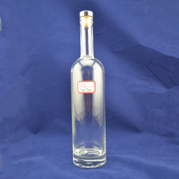 Wholesale empty flint olive oil liquor spirit black glass bottles cheap price