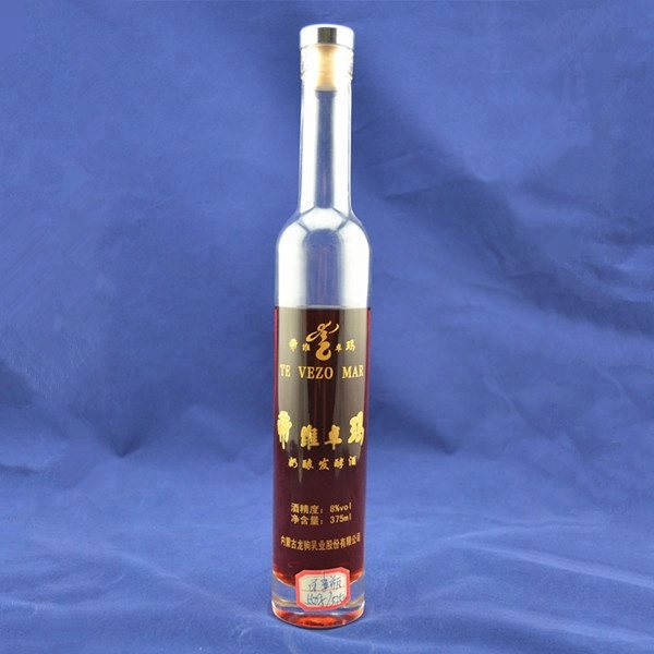 Wholesale empty flint olive oil liquor spirit black glass bottles cheap price