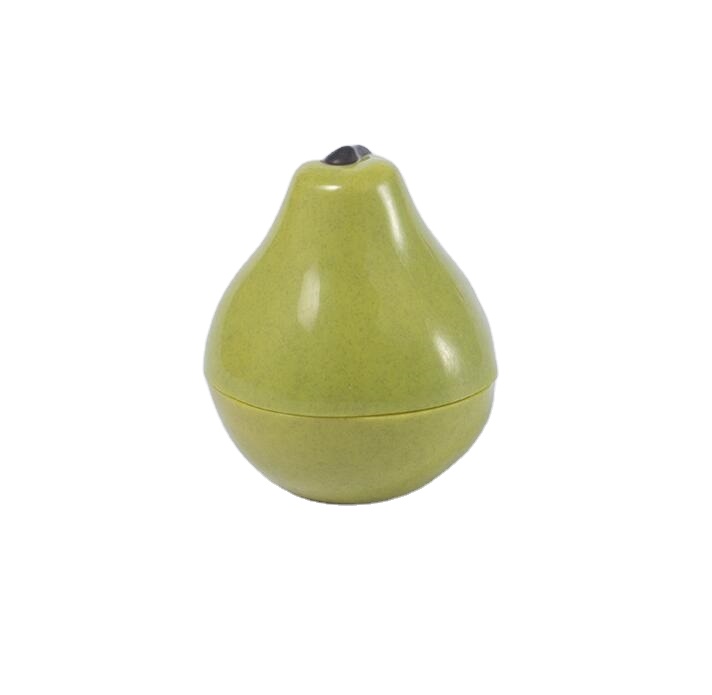 Wholesale empty fruit shape plastic cosmetic packing face cream jar