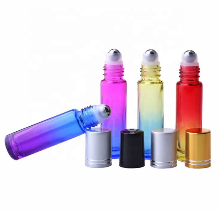 Wholesale empty glass roll on perfume bottle