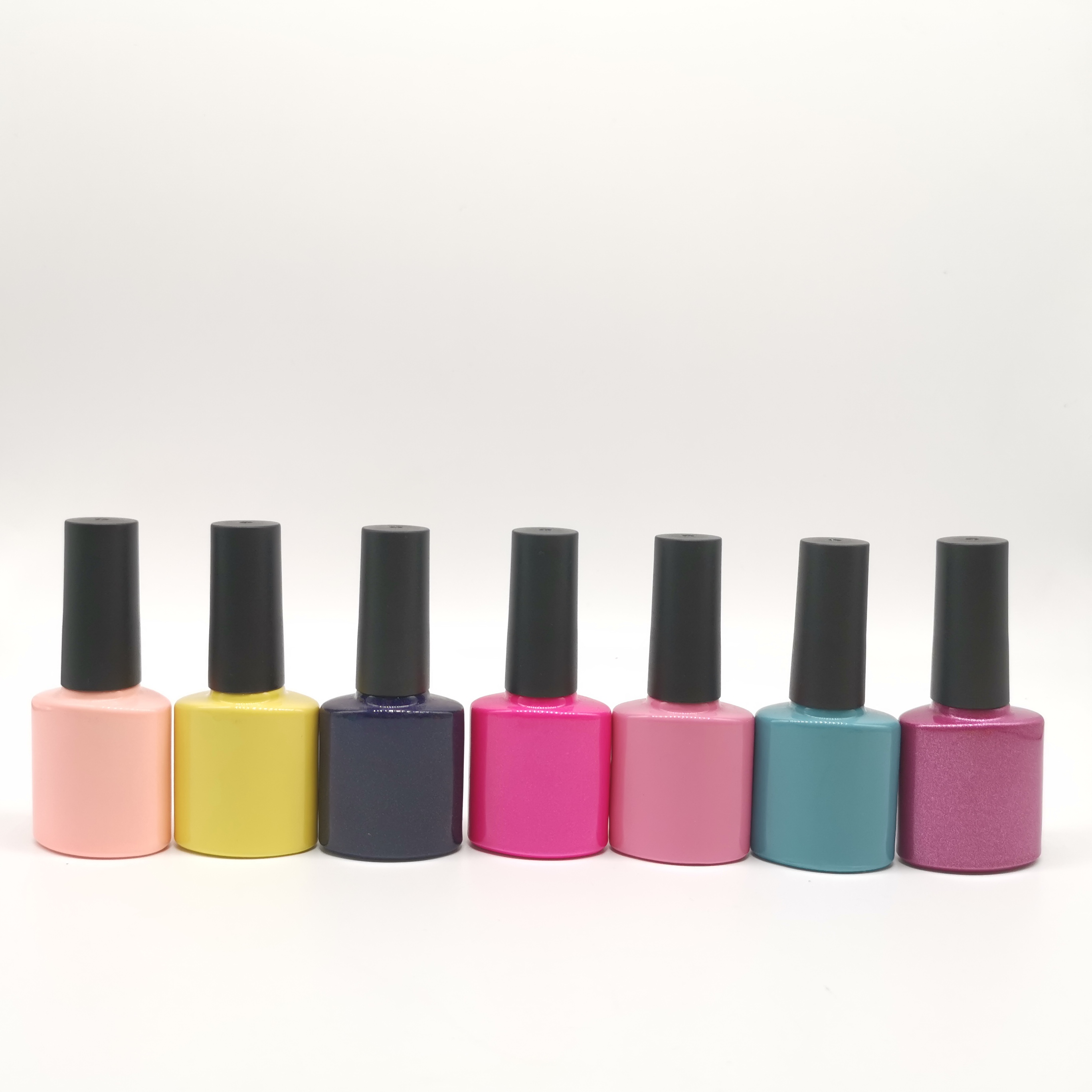 Wholesale empty nail gel polish bottle with label