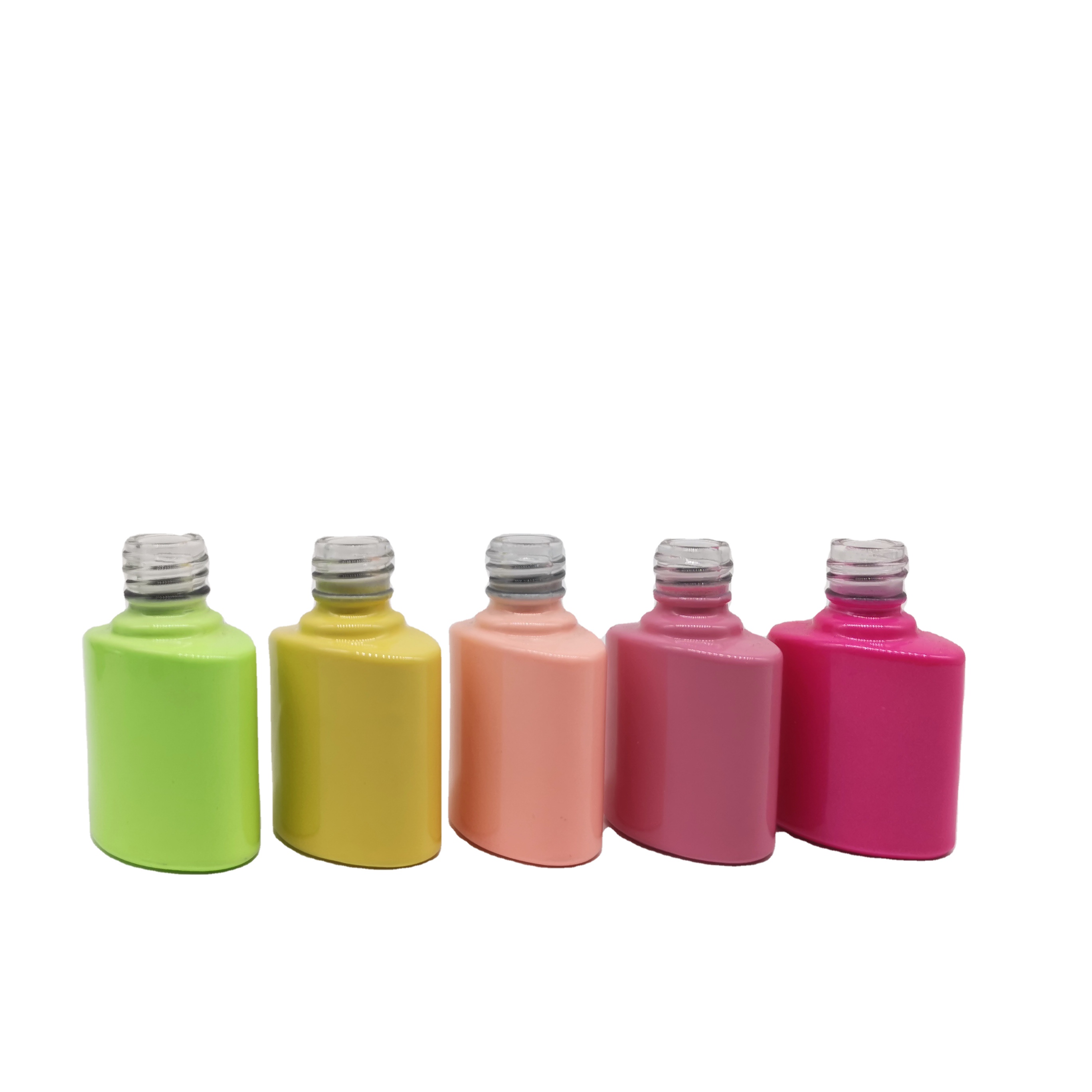 Wholesale empty nail gel polish bottle with label