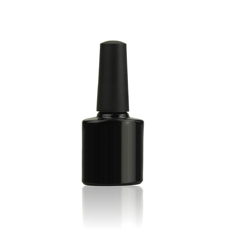 Wholesale empty private label 8ml uv gel nail polish bottle brush