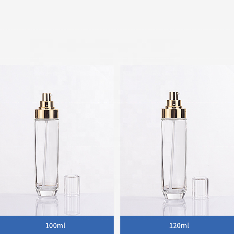 Wholesale empty skincare set bottles cosmetic packaging gold luxury cosmetic packaging set