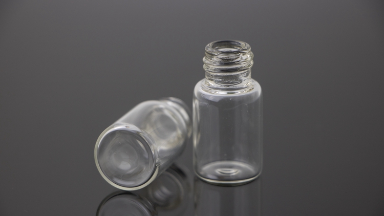 Wholesale essential oil glass bottle 1ml 2ml 3ml 5ml mini sample transparent glass vial with screw cap