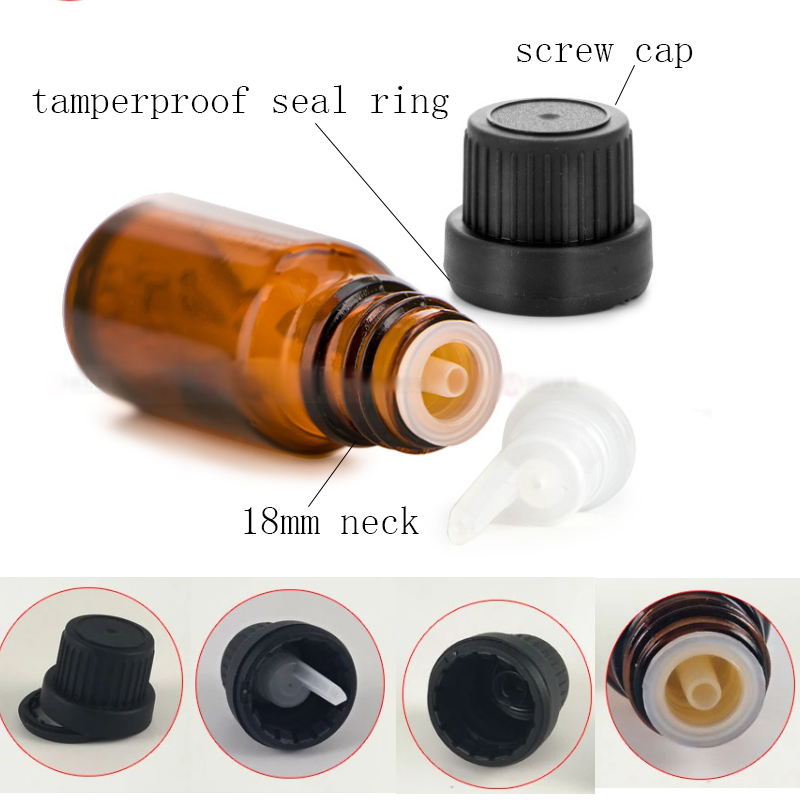 Wholesale essential oil glass bottle with dropper