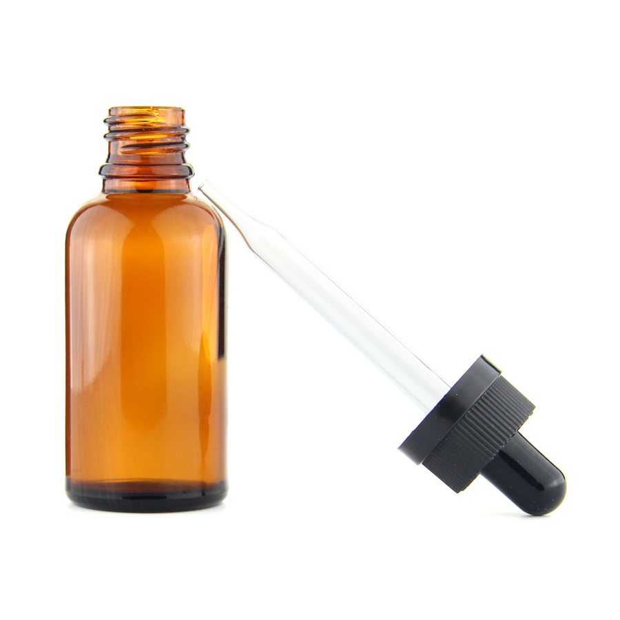Wholesale essential oil glass container 1oz industrial e liquid bottle 30ml dropper bottle with child proof cap