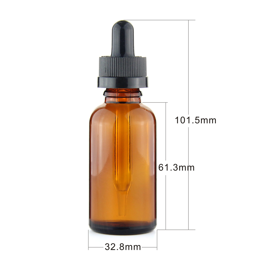 Wholesale essential oil glass container 1oz industrial e liquid bottle 30ml dropper bottle with child proof cap