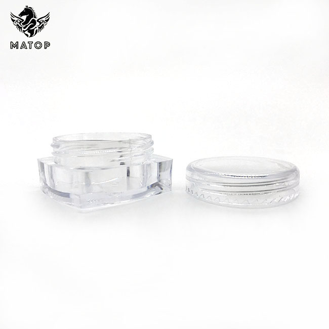 Wholesale face cream plastic jars with lids