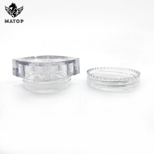 Wholesale face cream plastic jars with lids