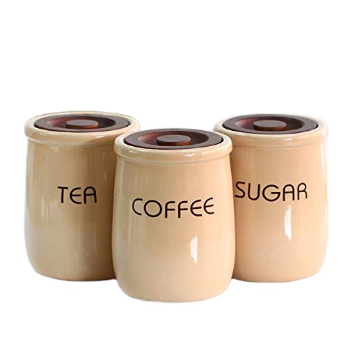 Wholesale factory direct sale porcelain Tea Coffee Sugar Ceramic Jar Storage Kitchen Canister