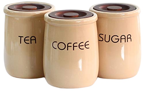 Wholesale factory direct sale porcelain Tea Coffee Sugar Ceramic Jar Storage Kitchen Canister