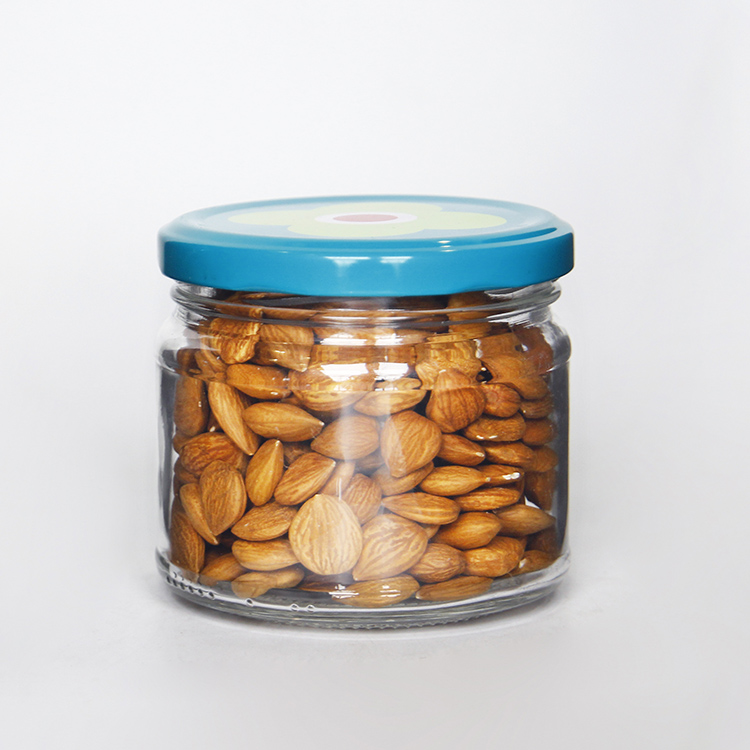 Wholesale factory price 200ml 7oz Glass Storage Jars Eco Friendly Food Containers