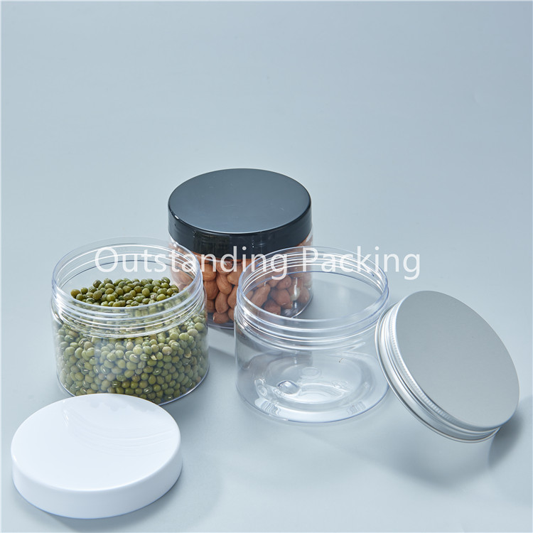 Wholesale food cosmetic jar seaweed package plastic bottles