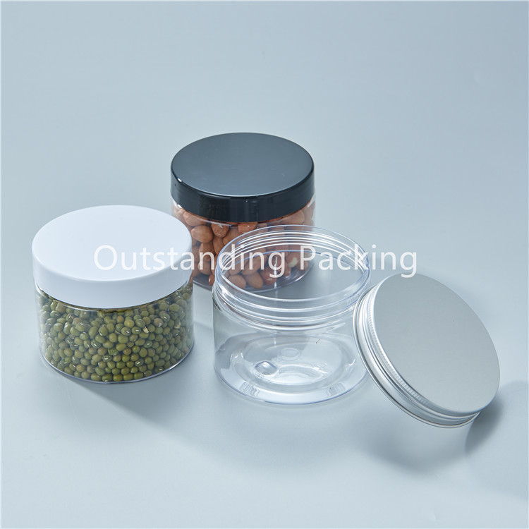 Wholesale food cosmetic jar seaweed package plastic bottles