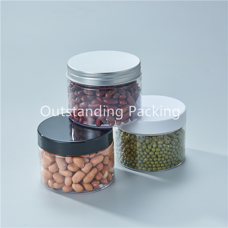 Wholesale food cosmetic jar seaweed package plastic bottles