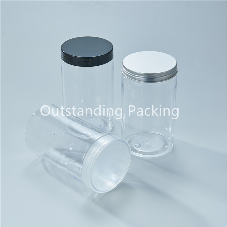 Wholesale food cosmetic jar seaweed package plastic bottles