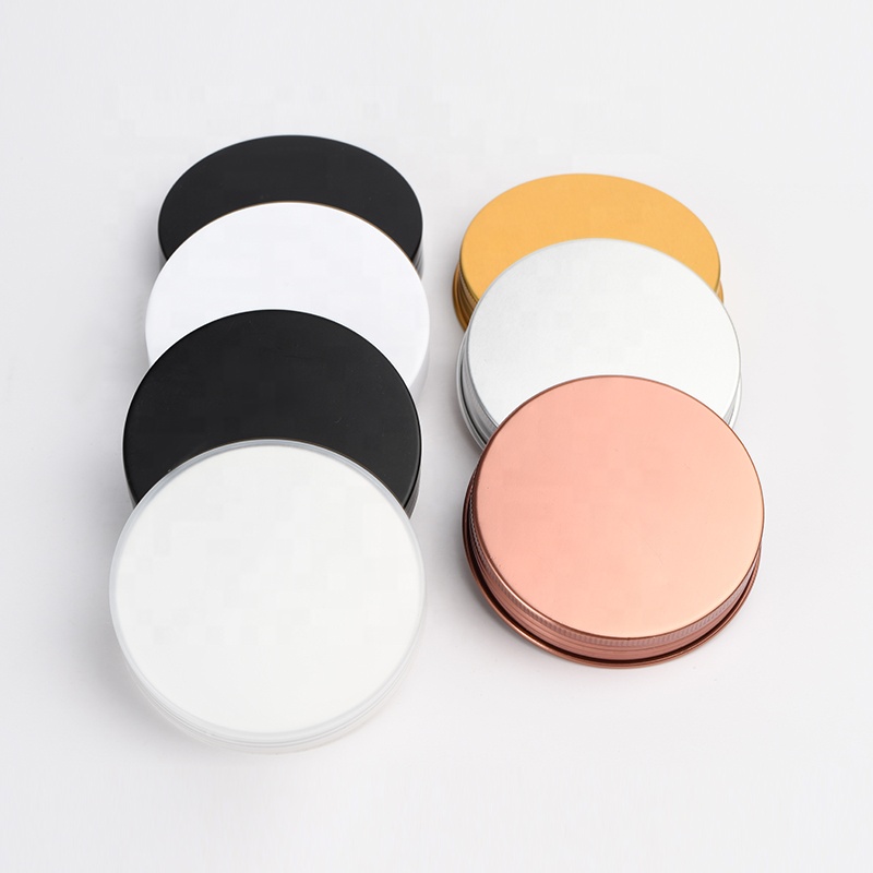 Wholesale food facial mask container 30g 50g 100g 120g 150g 200g 250g 300g 500g Amber PET plastic cream jar with lid for scrubs