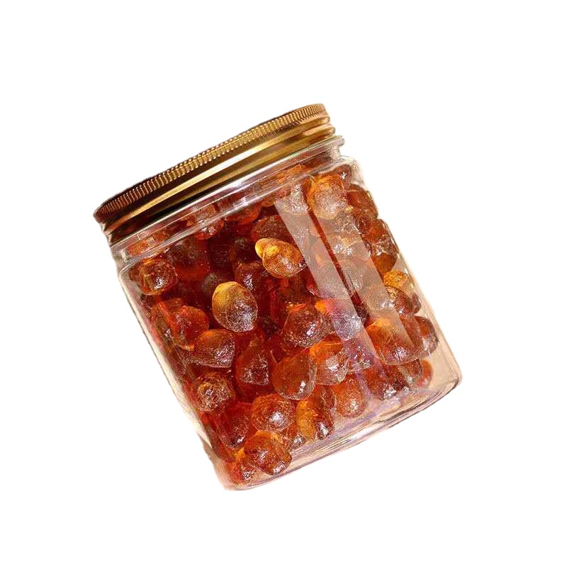 Wholesale food grade clear peanut butter plastic jars with screw lid 50ml