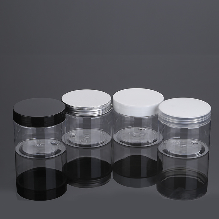 Wholesale food grade pet plastic food jar 150 g cosmetic jars