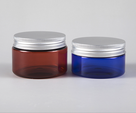 Wholesale food grade pet plastic food jar cosmetic jars cream bath salt jars