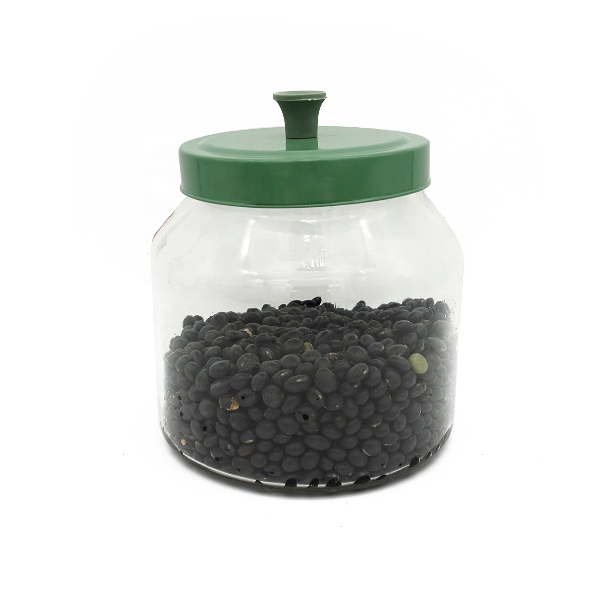 Wholesale food storage jar 56oz 140oz creative round glass jars with pink lids