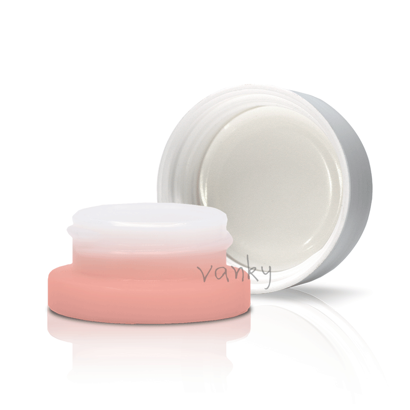 Wholesale glass blue 9g Child Proof Cap mini Round Glass product container 9ml Resistant push screw cap Jar