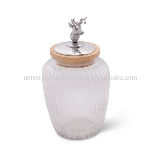 Wholesale glass canister set of 3