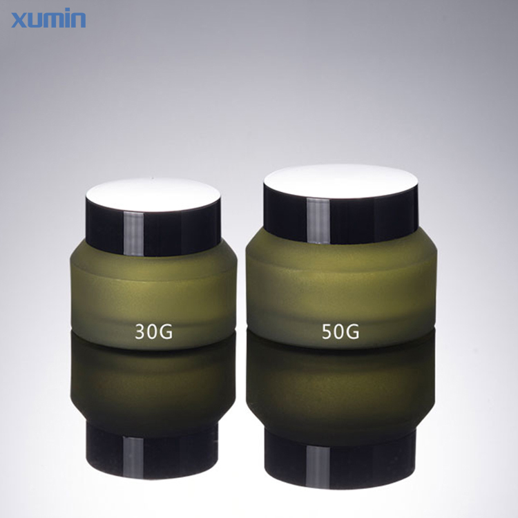 Wholesale glass cosmetic jar 30G 50G cosmetic cream jar