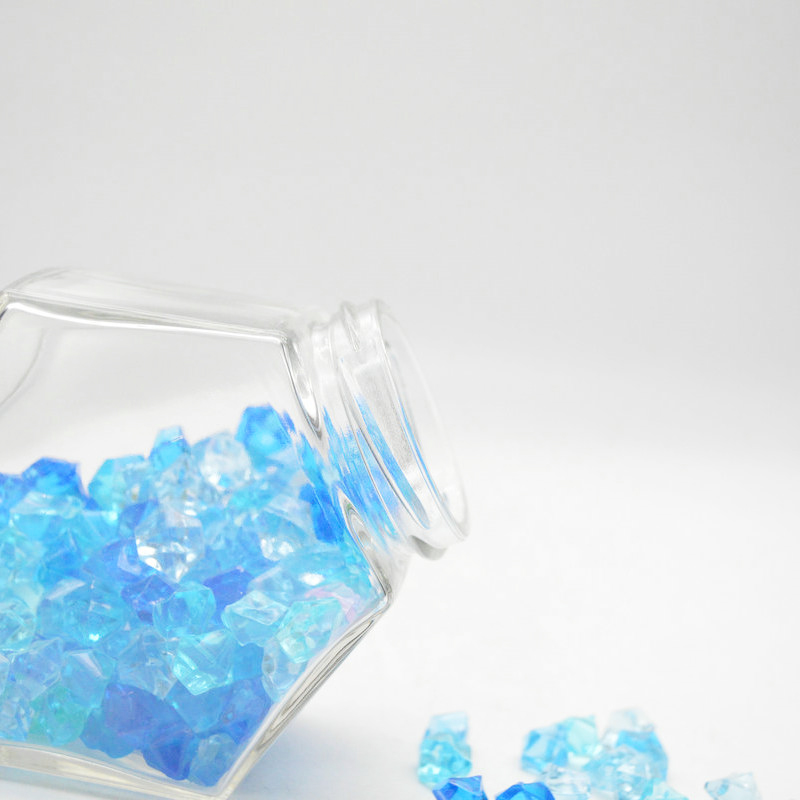 Wholesale glass empty small wedding hexagon natural royal honey glass jars Container Food Storage Jar 300ml honey bear bottle