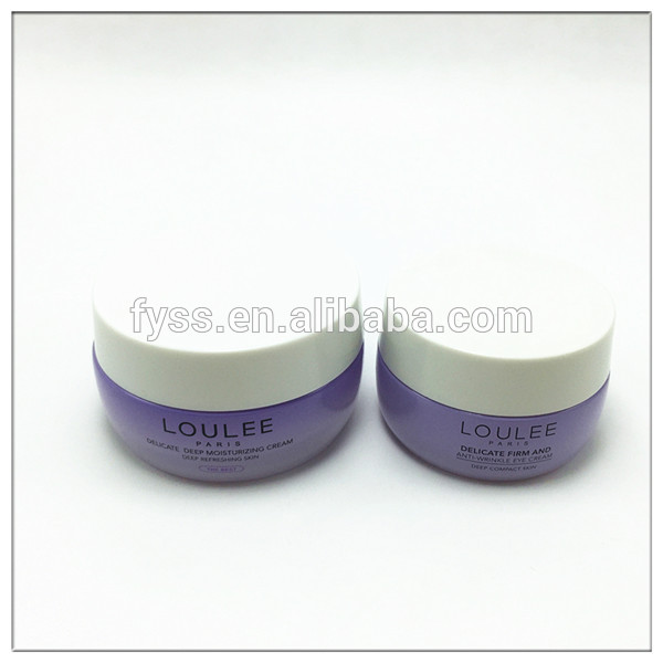 Wholesale glass jar face cream packing cosmetic round jar