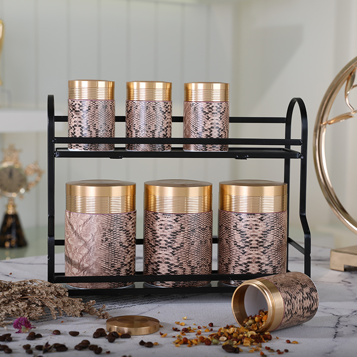 Wholesale gold lid storage tanks coffee caddy porcelain canister sets luxury ceramic jars candy storage jar