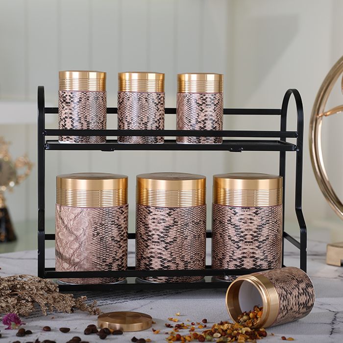 Wholesale gold lid storage tanks coffee caddy porcelain canister sets luxury ceramic jars candy storage jar