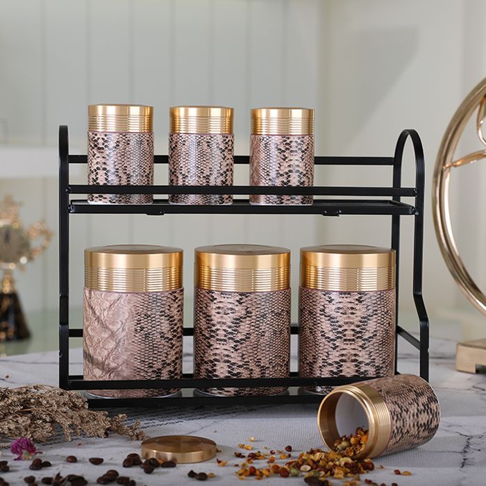 Wholesale gold lid storage tanks coffee caddy porcelain canister sets luxury ceramic jars candy storage jar